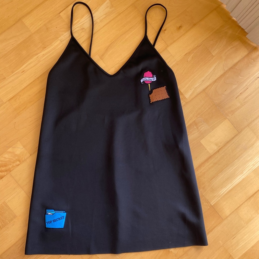 Zara black mini dress